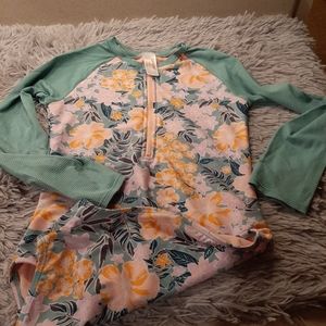 Cat & Jack Long Sleeve One Piece Swimsuit Size XL (14/16)